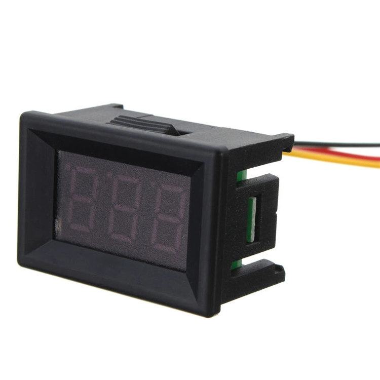 0.56′′ 3wire DC 0-30V LED Digital Display Voltage Panel Meter Voltmeter (red)